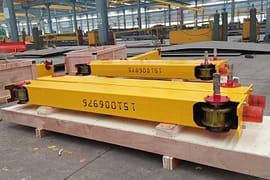 9.European single girder end truck