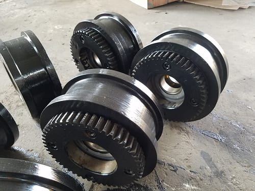 Gear Crane wheel for single girder eot crane 2