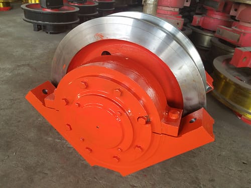 Heavy crane wheel assembly 1