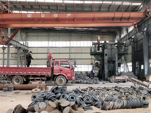 Roda de Carro para Forno de Mineração