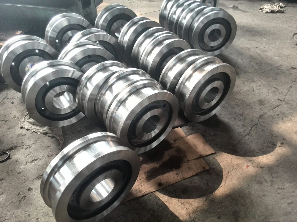 36 Pcs forged Crane wheels to Singapore 2