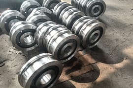 36 Pcs forged Crane wheels to Singapore 2