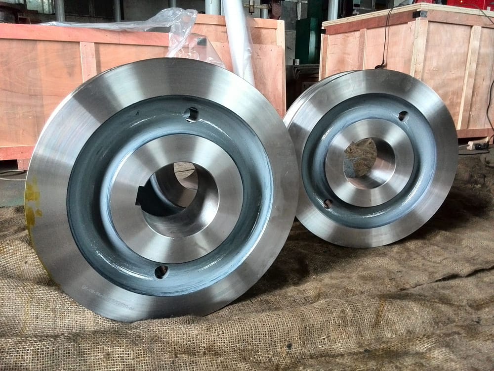 74 Pcs Crane wheels and shafts to Singapore 1