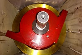 Dia.mm angle box type double flanged drive wheel group