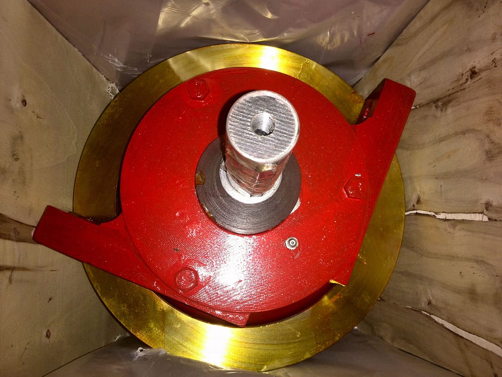 Si Dia. 315mm angle box type double flanged drive wheel group