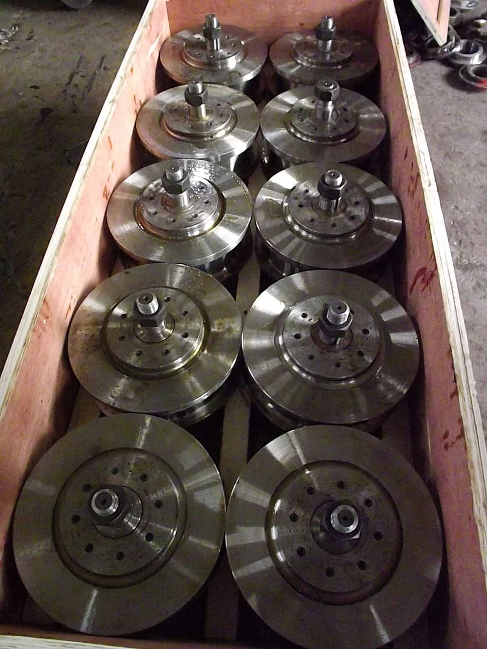 Forged drive and auxiliary steel wheels to India 4