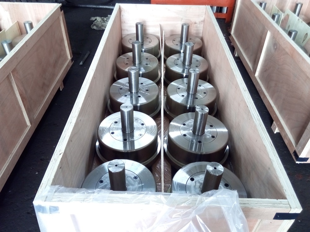 146 Pcs crane wheel exported to US